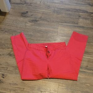 Pink Khaki Slim Pants